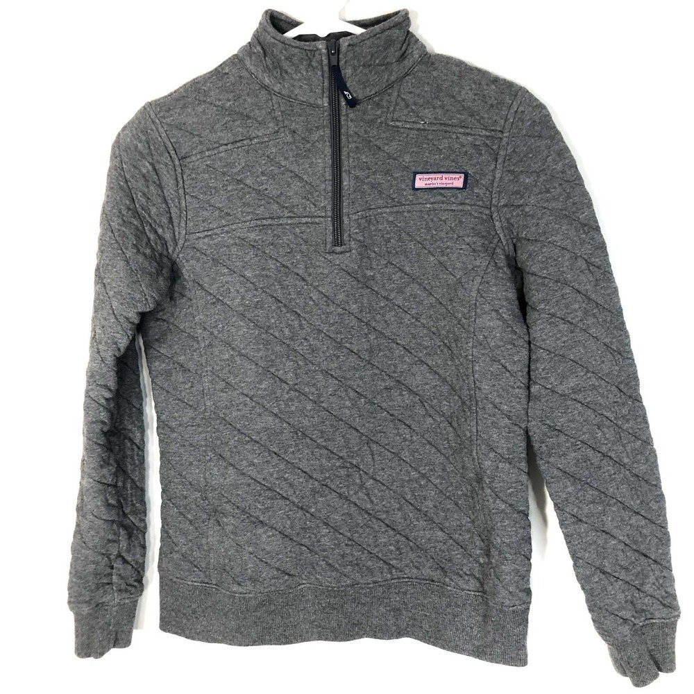 Vineyard Vines XXS Gray Half Zip Sweater